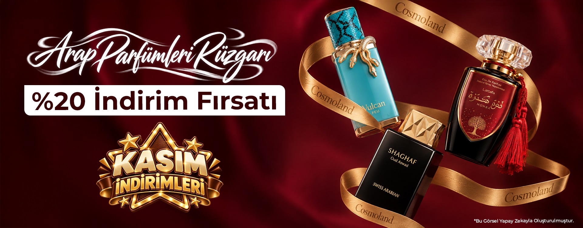 Arap Parfümlerde %20 İndirim!