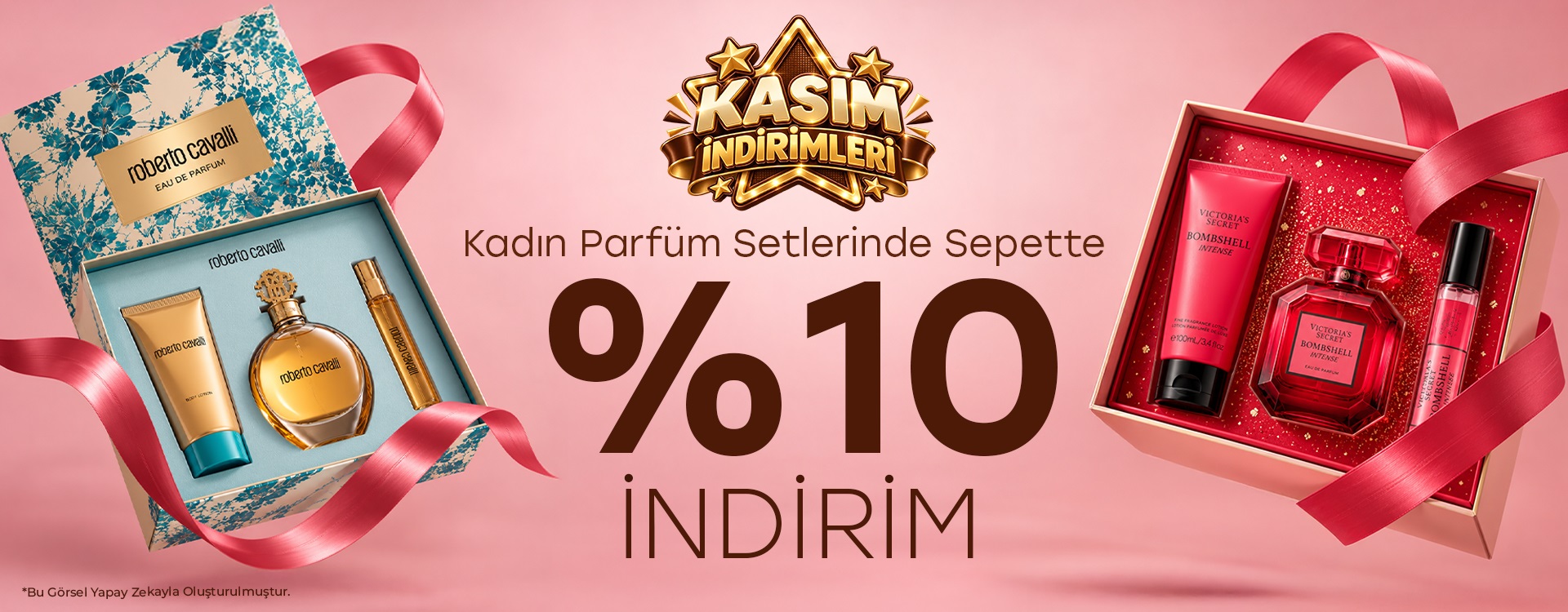 Kadın Parfüm Setlerde %10 İndirim!